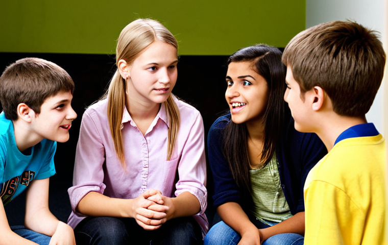 **Image Prompt for Understanding Psychology**: "Create an illustration of a youth counselor engaging with a group of teenagers in a supportive environment. The counselor is using various psychology concepts, such as development and social psychology, to understand the behaviors and emotions of the youth. Include elements that represent communication, empathy, and trust."