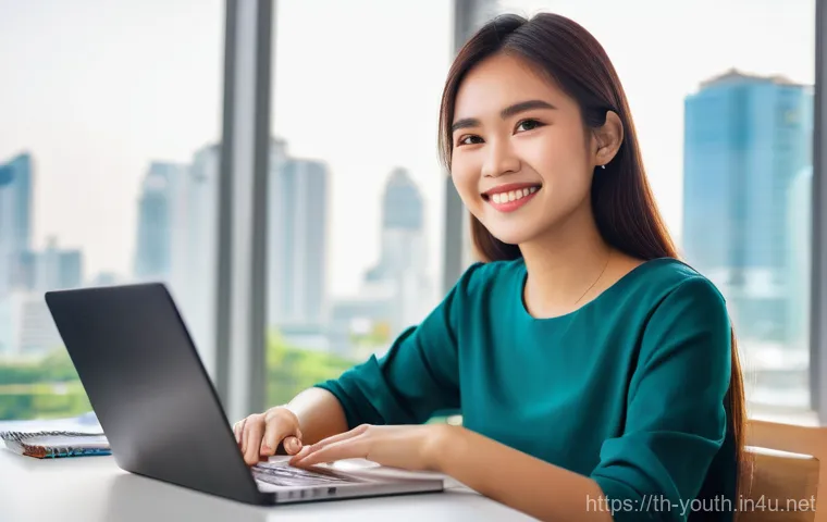 청소년상담사 시험 합격률을 높이는 비법 - **Prompt 1: Self-Confident Thai Student Setting Goals**
"A vibrant, medium close-up shot of a co...